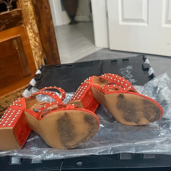 Steve Madden Scarlet Studded Heels - Picture 5 of 6